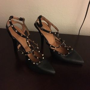 Studded heels